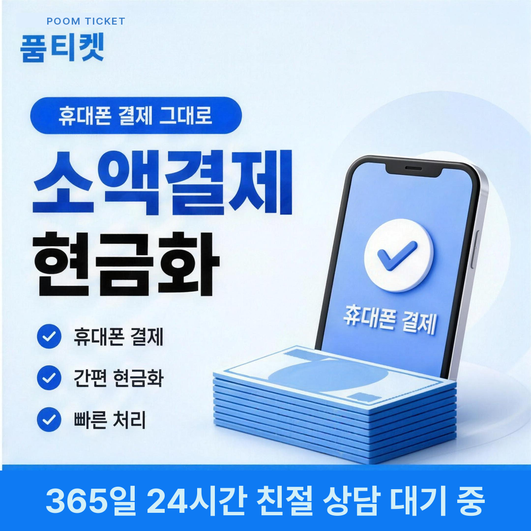 휴대폰 정보이용료 정보이용료현금화 확인 안내